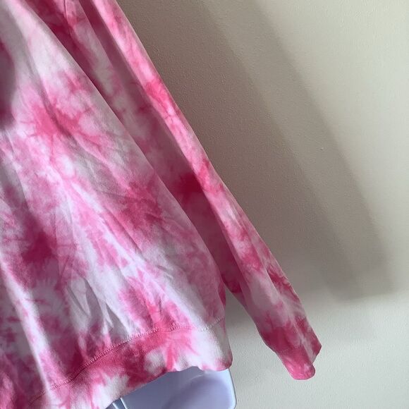 Bratz Pink Tie Dye Y2K McBling Nostalgia Colorful Graphic Hoodie Medium - Picture 10 of 13